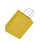 250 Pcs Shadow Stripe Kraft Shopping Bags Natural Look 16" x 6" x 12"